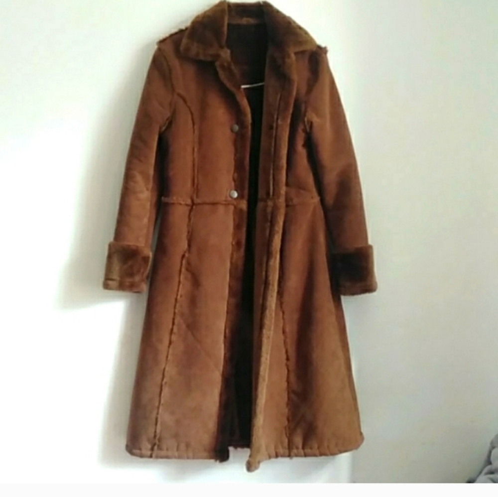 Shamwa winter coat brown size S